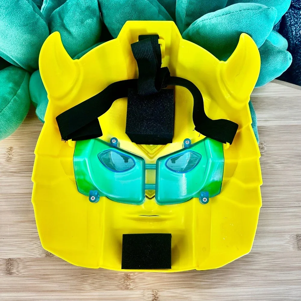 Transformers Bumblebee Costume Mask Yellow Silver Kids Autobot Superhero Toy